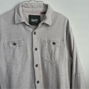 Howler Brothers Speckled Button Down Flannel Shirt